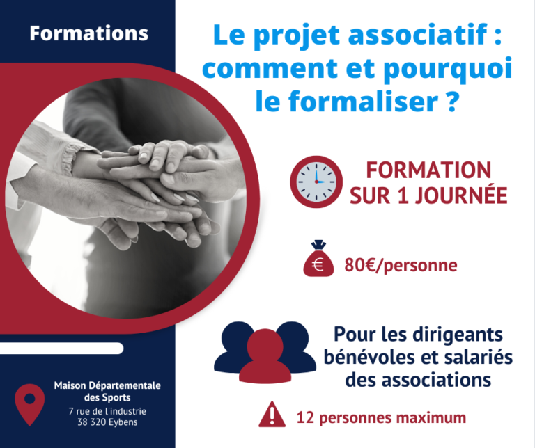 Formations spécifiques : Le projet associatif, comment et pourquoi le formaliser ?, le 31 janvier et le 14 mars 2023