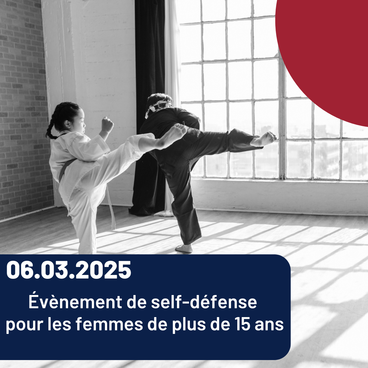 Lire la suite à propos de l’article Évènement de Self-Défense pour les femmes de plus de 15 ans