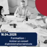 Formation – Gouvernance associative : Animer un conseil d’administration bénévole