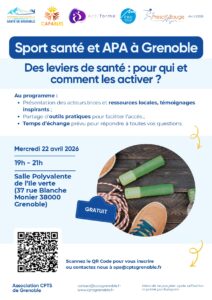 Lire la suite à propos de l’article Conférence Sport-Santé & APA à Grenoble
