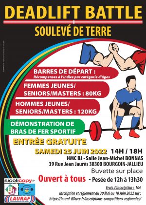 affiche DEADLIFT BATTLE 2022_V2